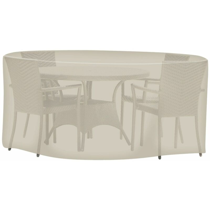 Universal Abdeckhaube Schutzhaube Schutzhülle Plane Sitzgruppe rund groß - Tepro