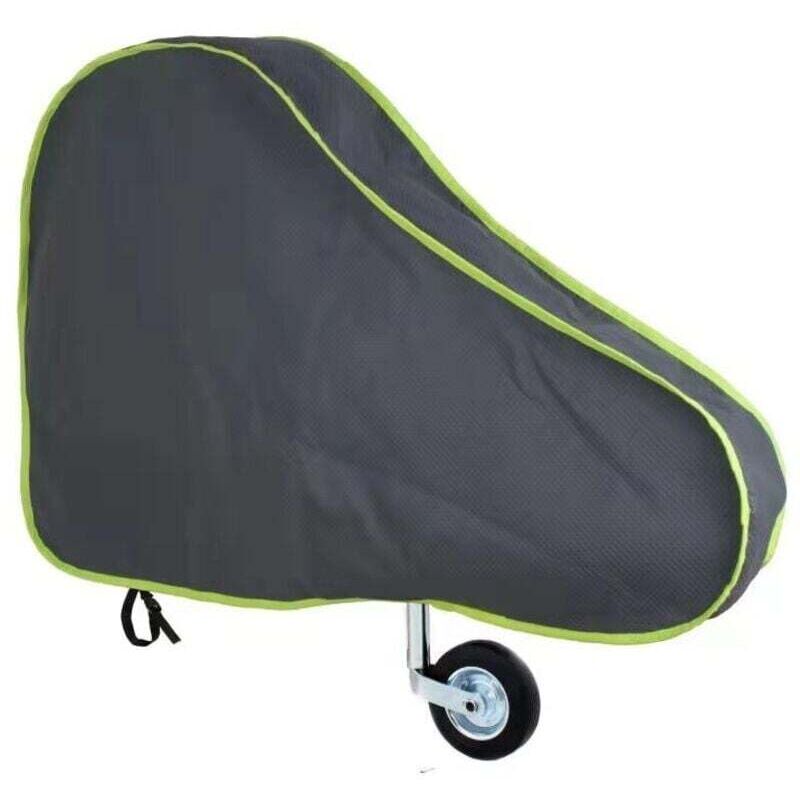 Abdeckung für Anhängerkupplung, Abschleppabdeckung, Abdeckung für Wohnwagen-/Anhängerkupplungskopf mit Reflektorstreifen, 95 x 61 cm