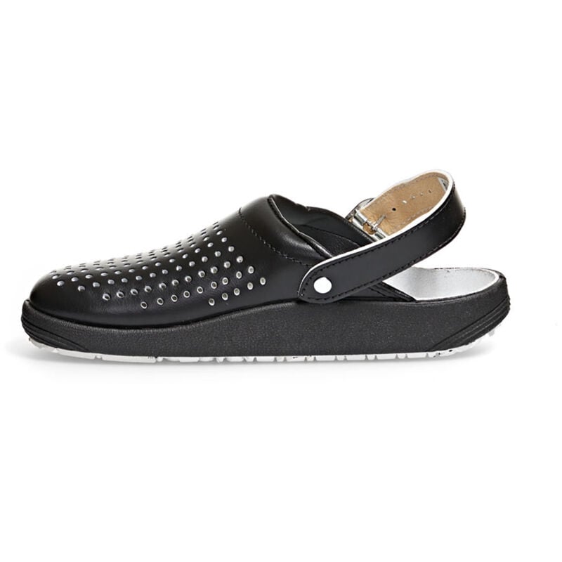 Abeba (9310) Clog Berufsschuhe rubber für Medizin OB schwarz 43