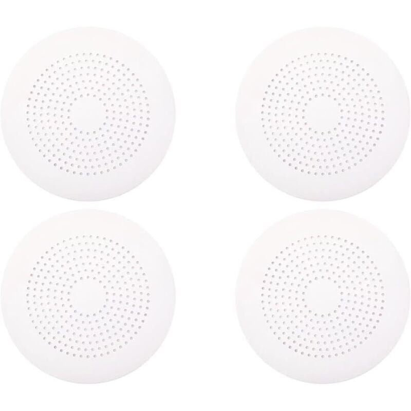 Bluedeer - Abflusssieb Silikon, 4 Stück Abflusssieb Dusche Haarfänger Badewanne Abflussabdeckung, Abflusssieb für Badezimmer Badewanne und Küche