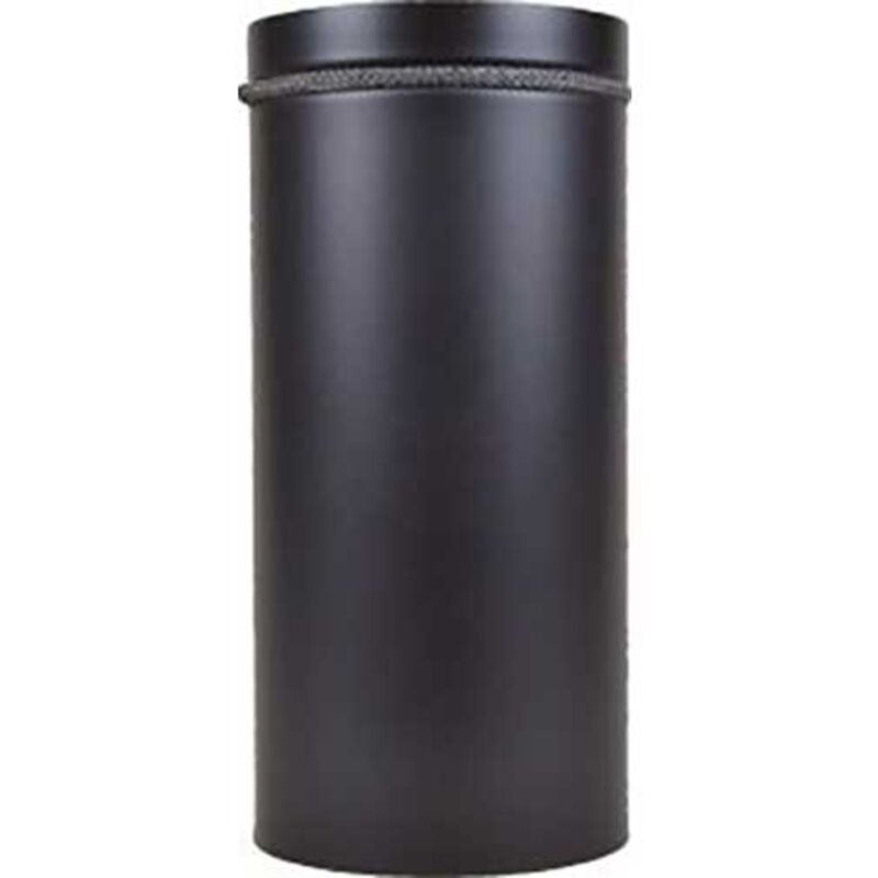 Abgasrohr rlu für Kaminofen ø 150 Schwarz 1000 mm