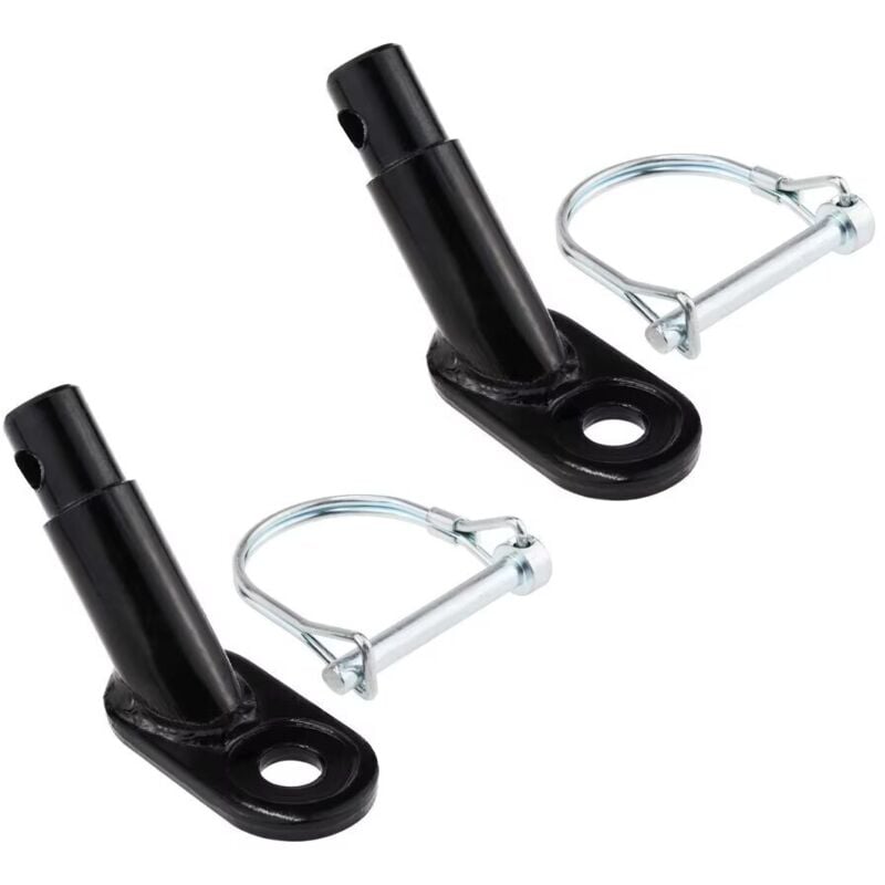 Abgewinkelte Anhängerkupplung für Fahrradanhänger, für die meisten Fahrradanhänger, Anhängerkupplung für 2 Fahrräder, für Kinder und Hunde,