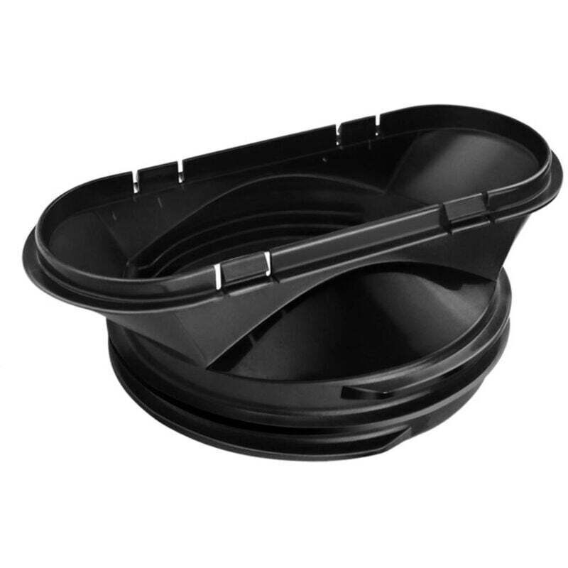 Abluftschlauch für mobile Klimageräte, Wäschetrockner, Dunstabzugshauben, schwarzer Ring...