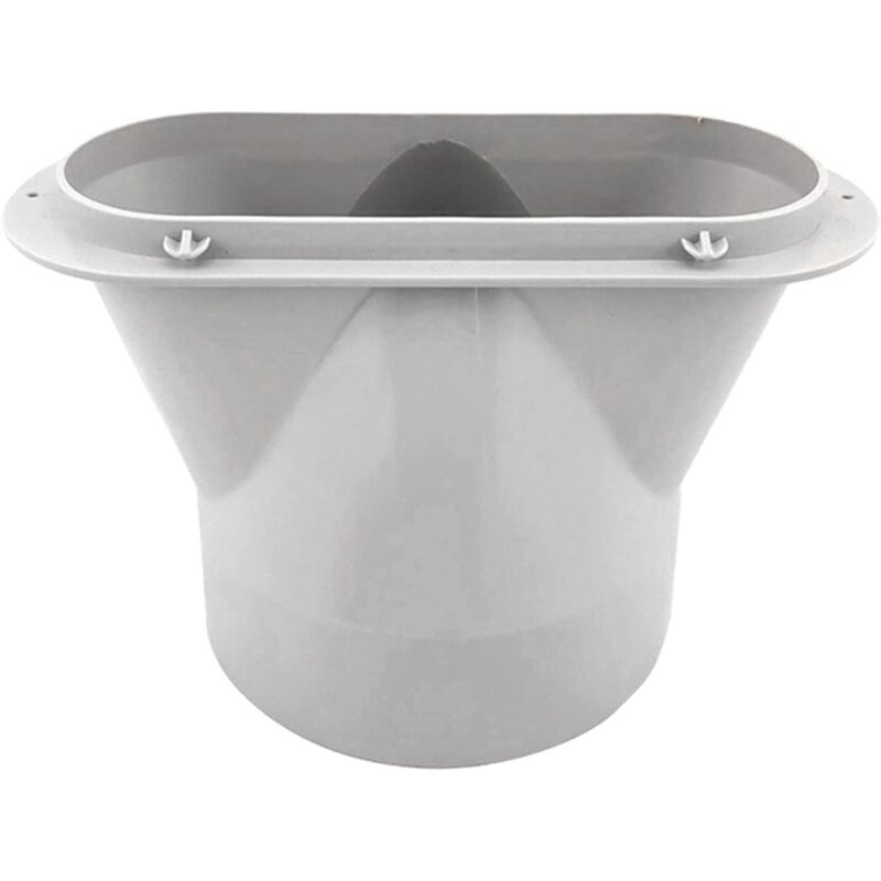Abluftschlauchadapter für tragbare Klimaanlagenschläuche, Flachmundanschluss (13 cm)
