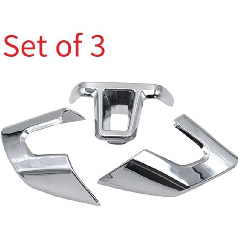 ABS Chrom Auto Lenkrad Dekoration Abdeckung Zieraufkleber Passend für MK5 MK6 Bora Zubehör