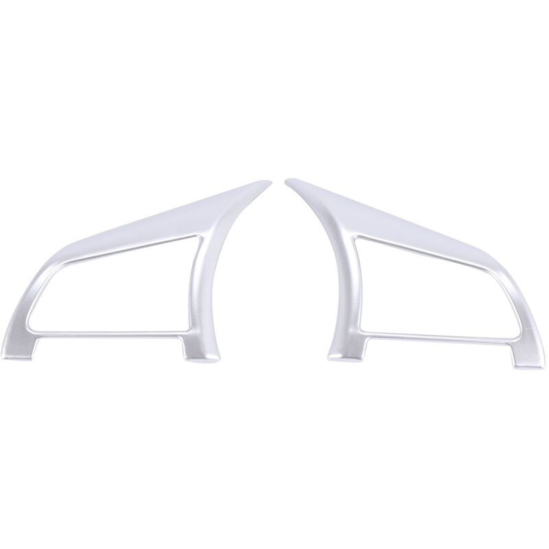 Tlily - abs Matte Lenkrad Knopfabdeckung Trim Chrom Autoaufkleber für Nissan Qashqai J11 2018 2019