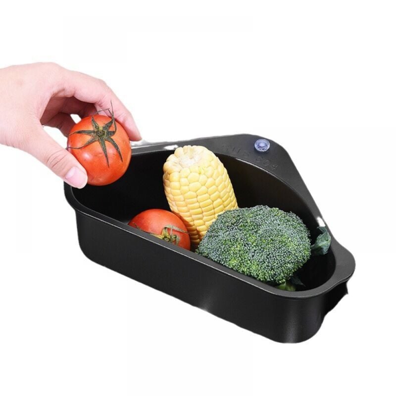 Abtropfgestell für die Spüle, dreieckige Abtropfschale, Abtropfkorb für die Spüle, Abtropfschale für die Spüle, Sparschäler