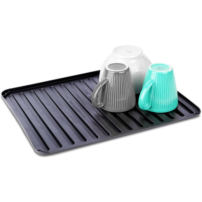 Abtropfmatte für Geschirr, Küchenregal, Abtropffläche, Töpfe, Tassen