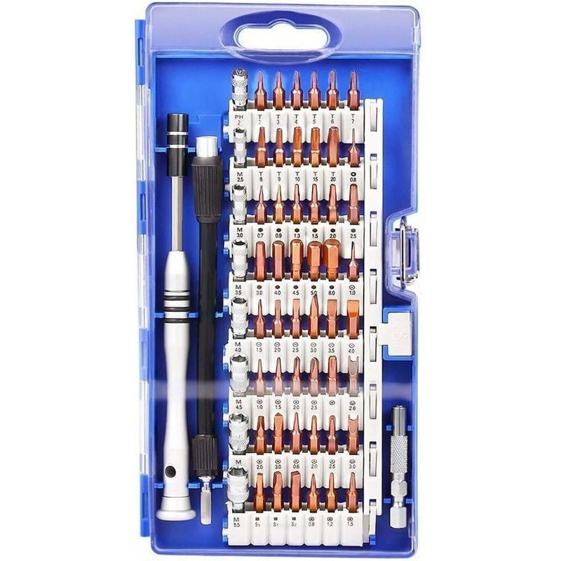 60-in-1-Magnet-Präzisionsschraubendreher-Set, Schraubendreher-Reparaturwerkzeuge für Laptop, Computer, Brille, Laptop, Gerät