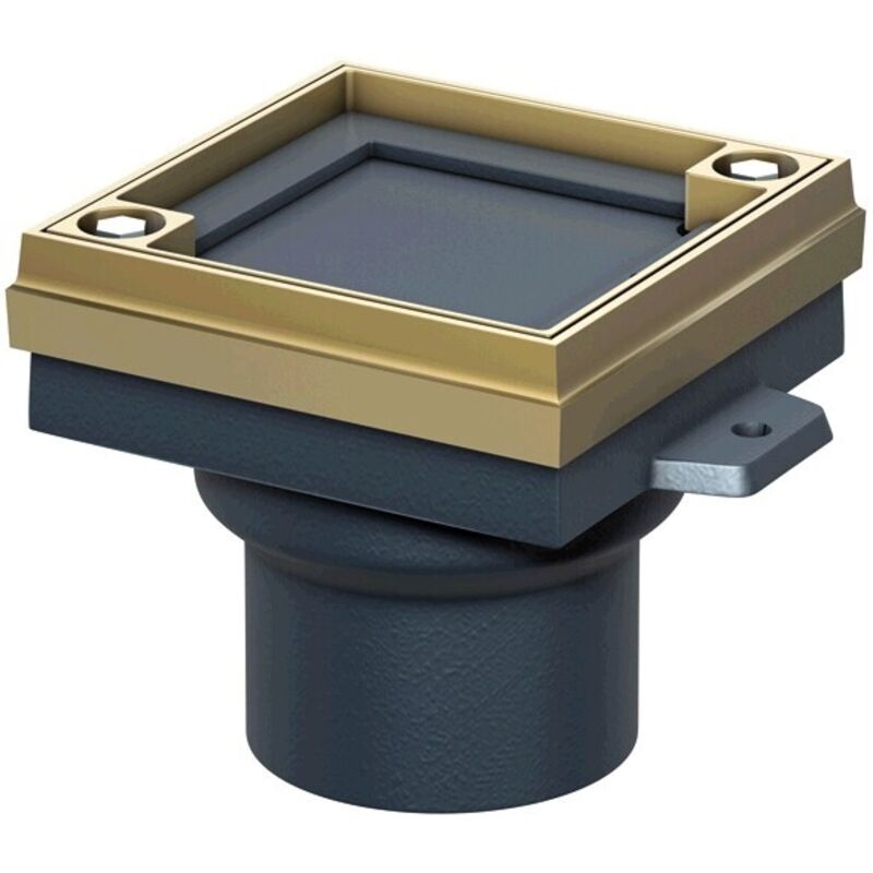 ACO Reinigungsverschl. Finor S DN100 90 Grad/L15/Guss/Messingrahmen/Anstrich, 5288.13.00