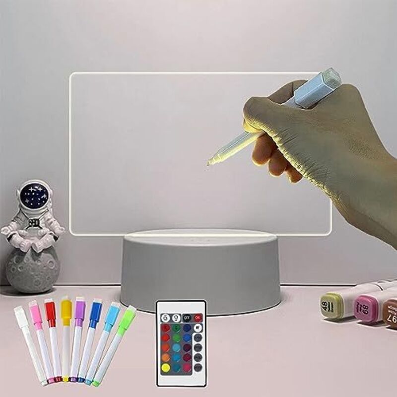 Acryl-Nachtlicht Geschenk für Mama, Geschenkidee für Frauen Geburtstag, Weihnachtsgeschenk, DIY Schreibtafel Lampe Nachtlicht Baby Kind Mädchen