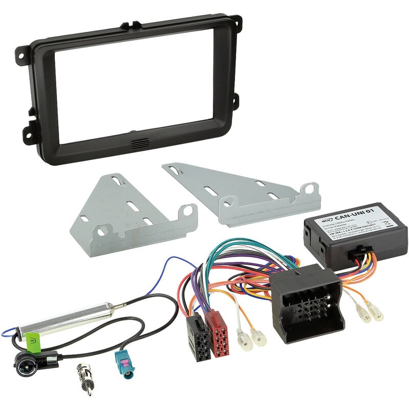 ACV 621320-30-01 Autoradio Einbaublende DoppelDIN Passend für (Auto-Marke): Seat, Skoda, Volkswagen