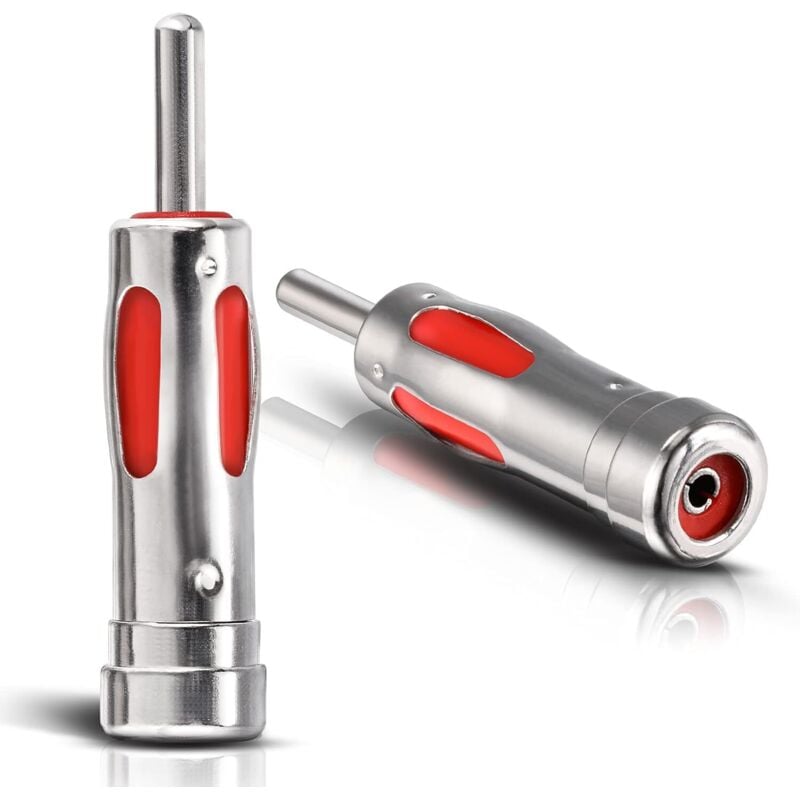 DIN ISO Autoradio Antennenadapter, 2 Stück für DAB Auto FM Antenne Autoradio Adapter