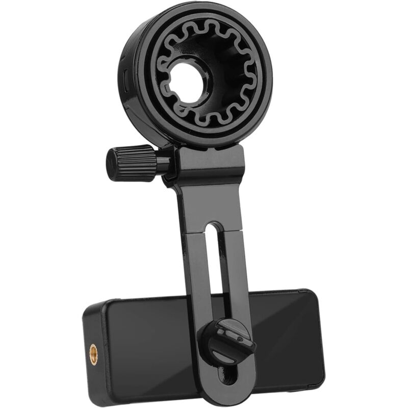 Universal-Smartphone-Adapter, tragbare Adapterhalterung für Teleskope, Spektive, Mikroskope, Motorradferngläser, Okulare mit 26 mm bis 43,5 mm