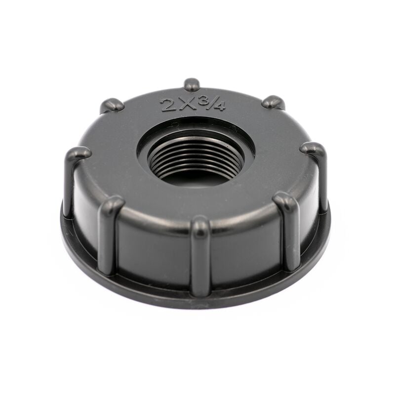 Stabilo Sanitär - ibc Adapter Deckel 3/4'IG S60x6 62mm Tankdeckel Kappe Regenwassertank