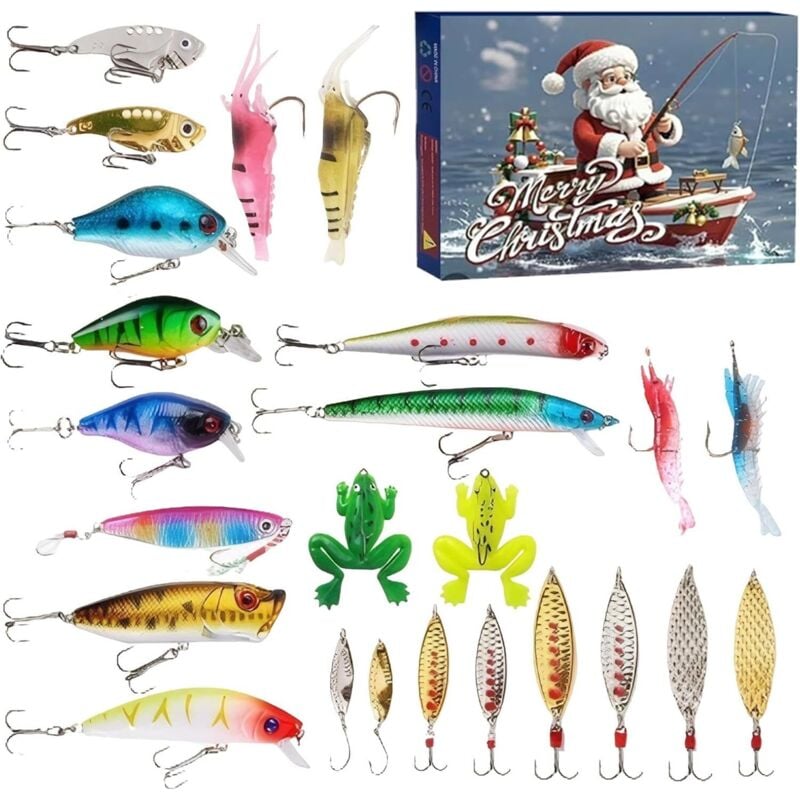 Adventskalender 2024 - Adventskalender 2024 - Angelköder - Adventskalender 2024 - Mit Angelködern