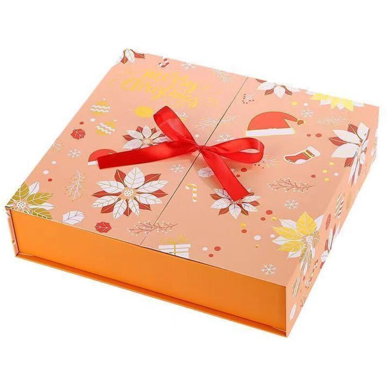 Adventskalender, Countdown, Überraschungsbox, Schneemann, flache Anhänger, Weihnachtsgeschenkidee (gelb)