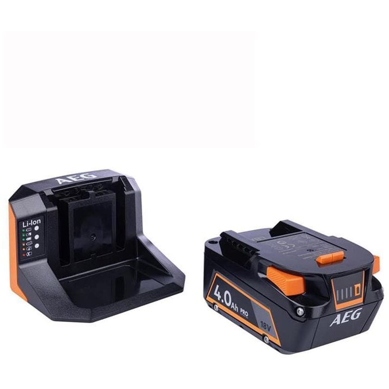 AEG - 18 v Pro18V Akku-Starterset SETL1840S 1x 4,0 Ah Akku + Ladegerät Akku für Powertools