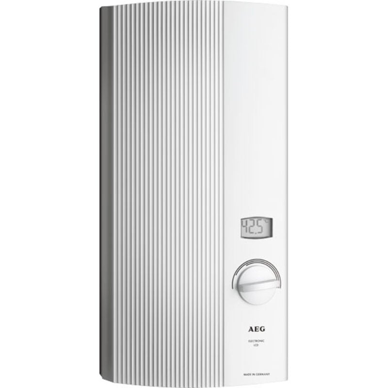 Aeg Durchlauferhitzer ddle lcd 222394 weiß, 18/21/24/kW, 400 v, elektronisch