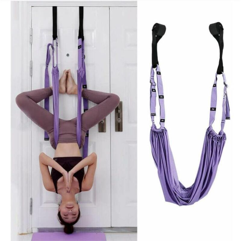 Aerial Yoga Gurt, Yoga Hängematte, Yoga Schaukel, Anti-Schwerkraft-Stretchband für Umkehrhaltungen, Flexibilität für Yoga- und Pilates-Begeisterte