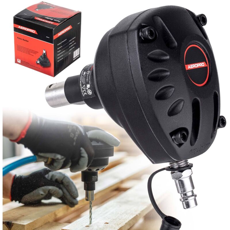 AEROPRO Druckluft-Handnagler Hammer für Nägel bis 12 cm