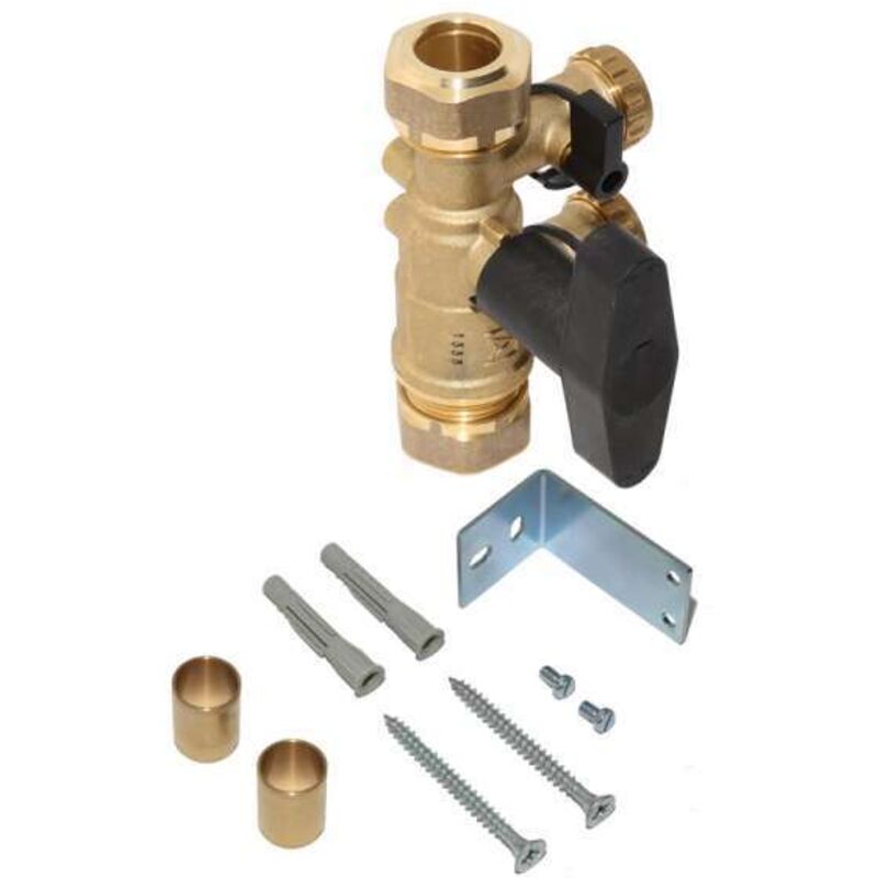 Afriso - Befüll- und Spüleinrichtung Füllarmatur für Solaranlagen 22er Klemmringanschluss 77781