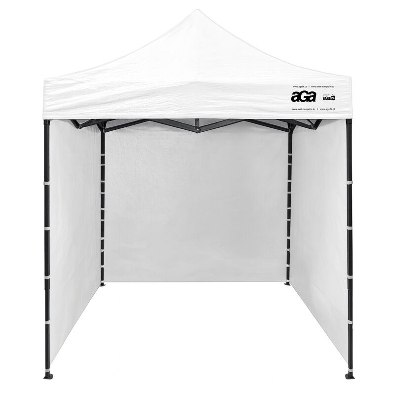 Aga Pavillon, Pop-up-Pavillon, Partyzelte, Faltpavillon 2x2m Weiß