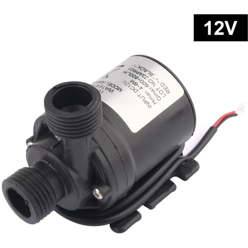 Ahlsen - 12-V-Wasserpumpe, bürstenlose Tauchwasserpumpe, für die Wasserzirkulation im Teich, Teich, Aquarium, Solarbrunnen, Pool