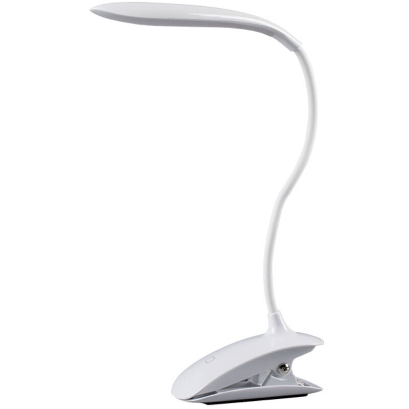 1PC Clip-Lampe zum Lesen 16 LEDs Schreibtischlampe 3 Helligkeitsmodi einstellbar durch Berühren Flexible Clip-Lampe zum Lesen von Büchern - Ahlsen