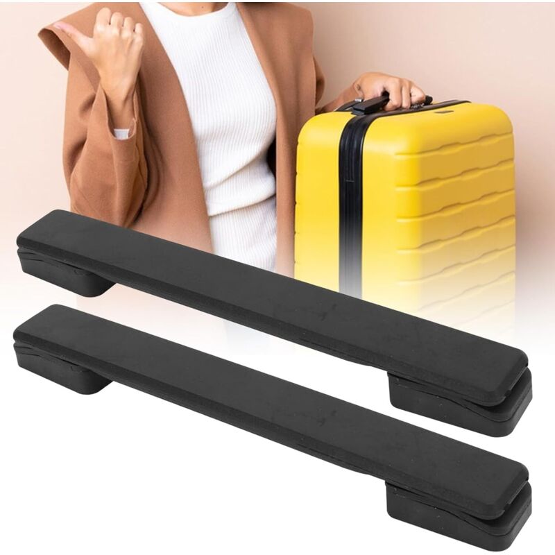 Ahlsen 2er-Set Koffergriff, Ersatzgriffe, Kunststoff-Gepäckgriff, Zubehörgriffe für Reisekoffer, 20 cm