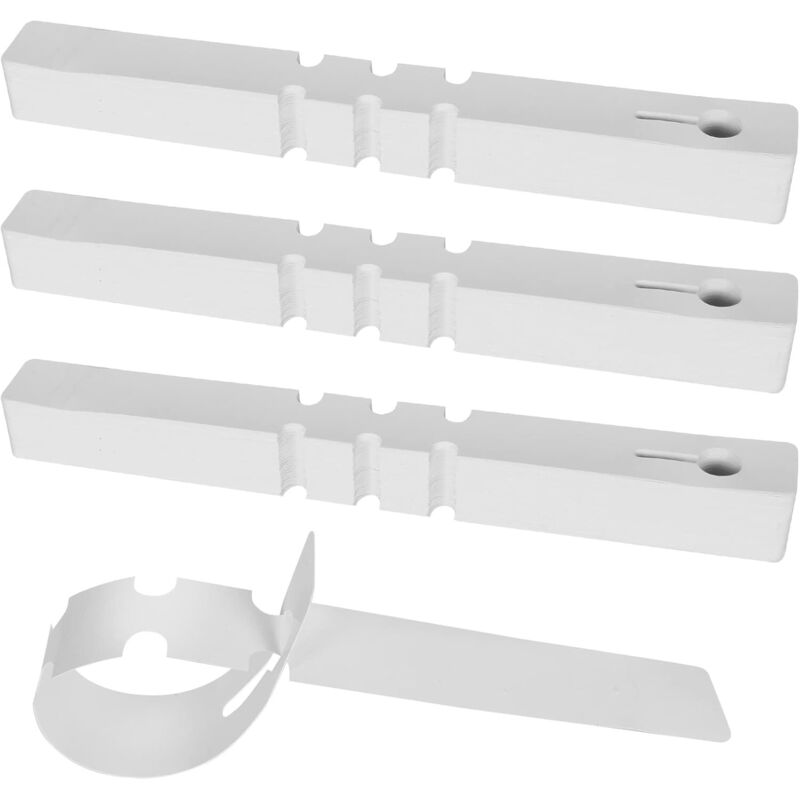 300 Stück Kunststoff-Pflanzenanhänger, PVC-Hängeanhänger für den Garten, umwickelbare Hängeanhänger für den Garten, Kinderzimmer (weiß) - Ahlsen