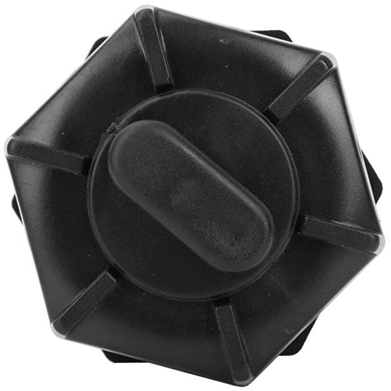 Ablassstopfenkappe für aufblasbares Beiboot, langlebiges schwarzes Bootsablassventil, schwarzes Ablassventil für Schlauchboote, Fischerboot, Kajak