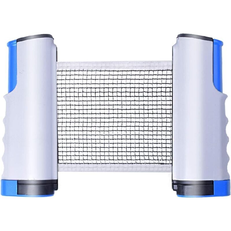 Ahlsen Ausziehbares Tischtennisnetz mit Ständer, perfekt für Tischtennisplatte, Schreibtisch, Küche oder Esstisch