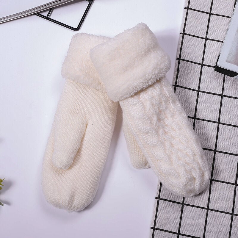 Ahlsen Damen-Winterhandschuhe, superdicke warme Fäustlinge, Damen-Fäustlinge, Damen-Handschuhe und Fäustlinge, perfektes