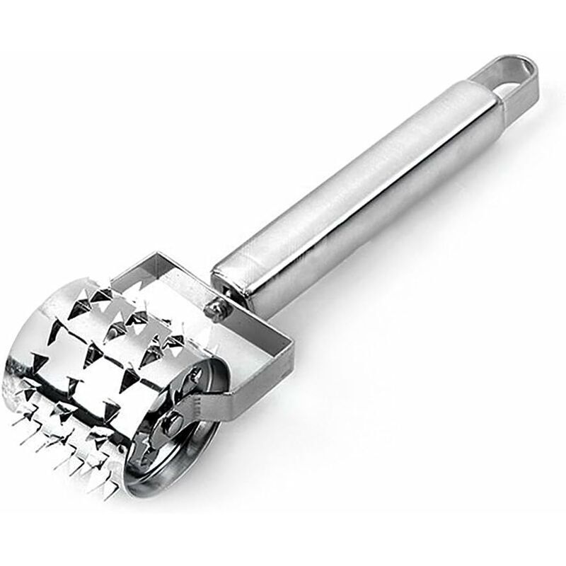Fleischklopfer-Hammer, Fleischklopfer-Roller, Edelstahl-Fleischrollnadel, robuster Roller-Steakhammer, für Steak, Huhn, Schweinefleisch, Rindfleisch