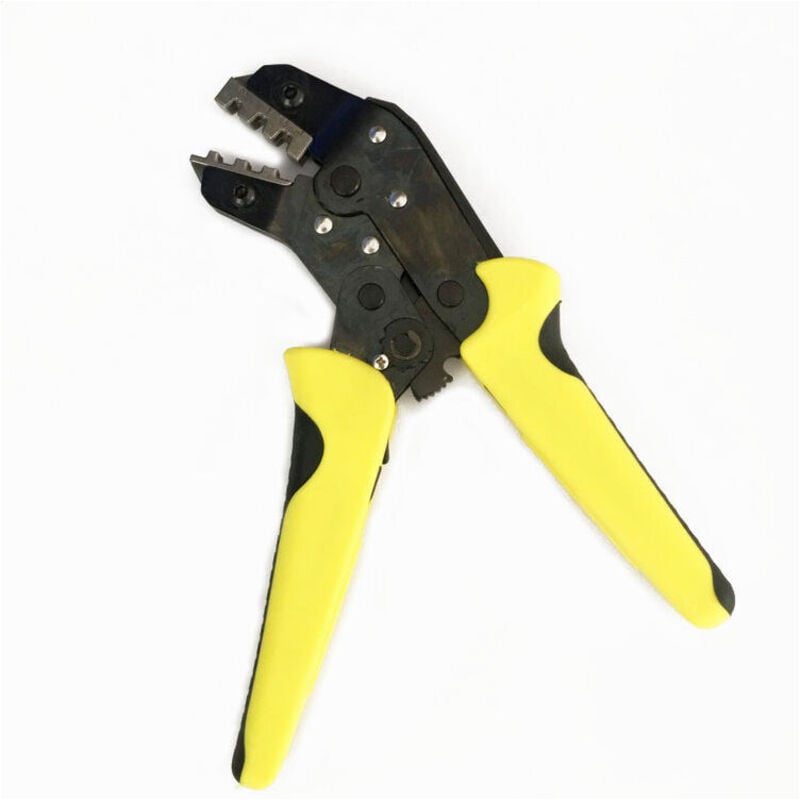 Kabel-Crimpzange, Kabel-Crimpzange mit austauschbaren Backen, Ratschenzange, Schrumpfverbinder, Nylon, nicht isoliert, Anschlusskabelschuhe 1 Stück