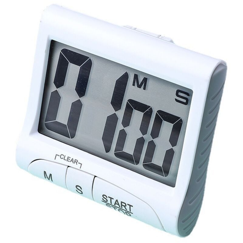 Ahlsen Küchentimer, 24-Stunden-Digital-Magnet-Elektronik-Küchentimer Digitaltimer mit lautem Alarm LCD-Display Countdown