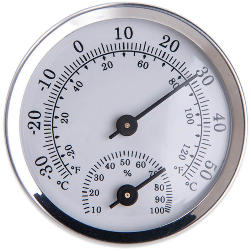 Ahlsen - Kühlschrank-Temperatur-Hygrometer für Zuhause, hochpräzises Klavier, Weinschrank, Schildkrötenbox, Thermometer-Hygrometer