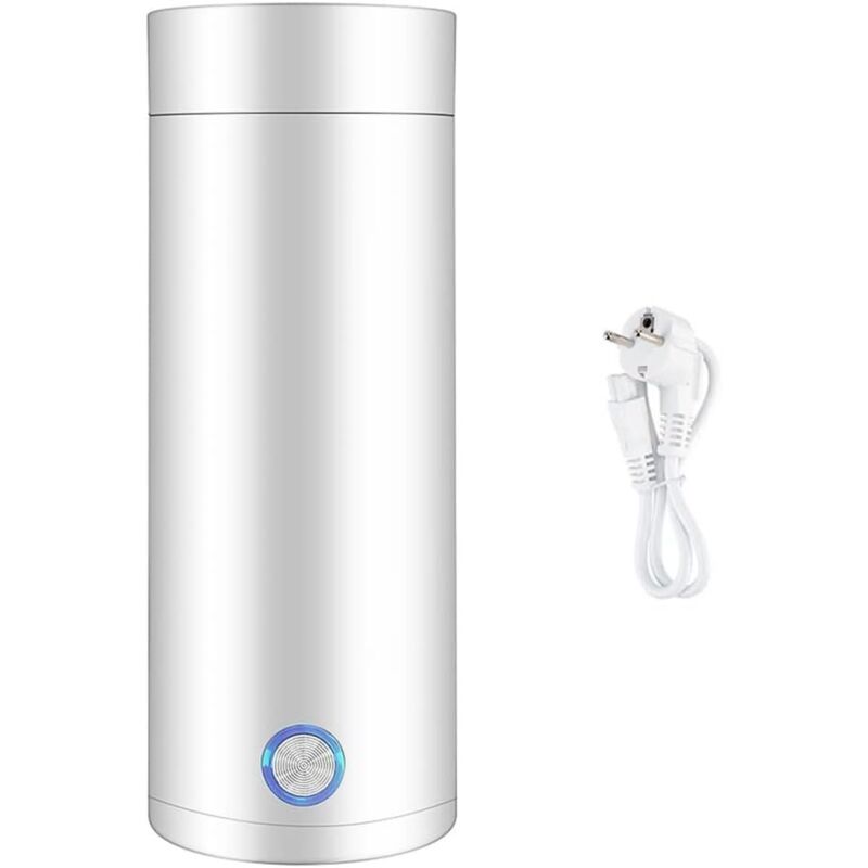 Ahlsen Reisewasserkocher, tragbarer Wasserkocher, elektrischer Mini-Wasserkocher, Edelstahl-Wasserkocher, 3-in-1-Mini-Thermoskanne, Wasserkocher für