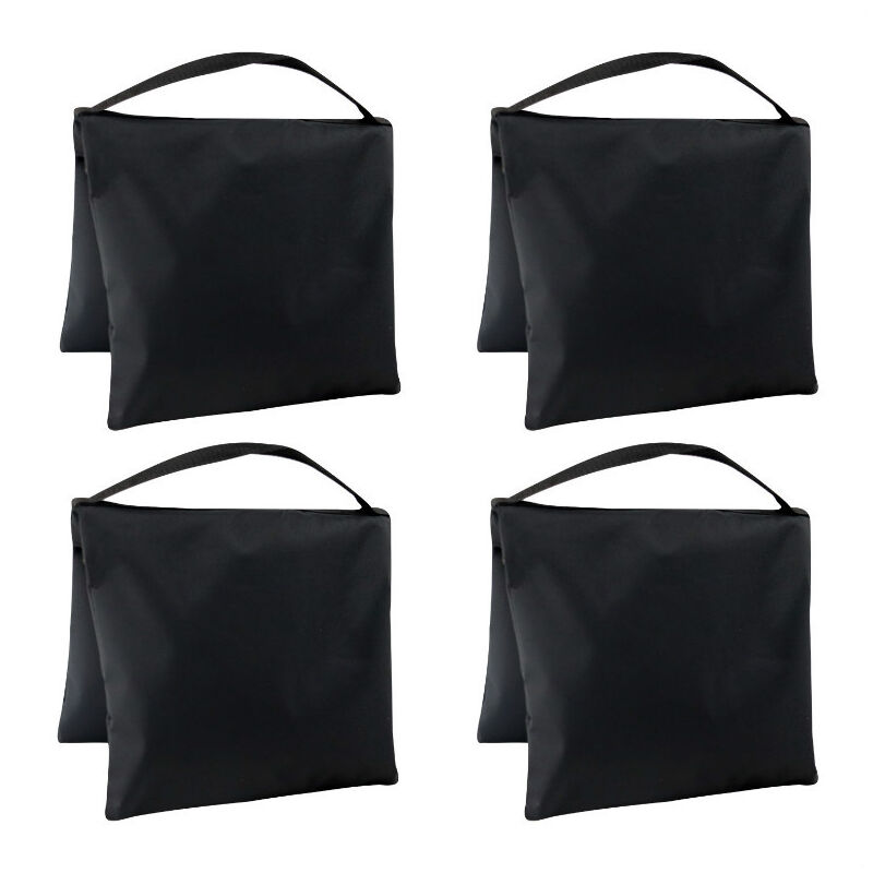 Set mit 4 Gewichtstaschen in Industriequalität für Foto-/Videostudio-Ständer, Pavillon, Garten, Außendeck, Sport, Hängematte, Bonus-Clips - Ahlsen