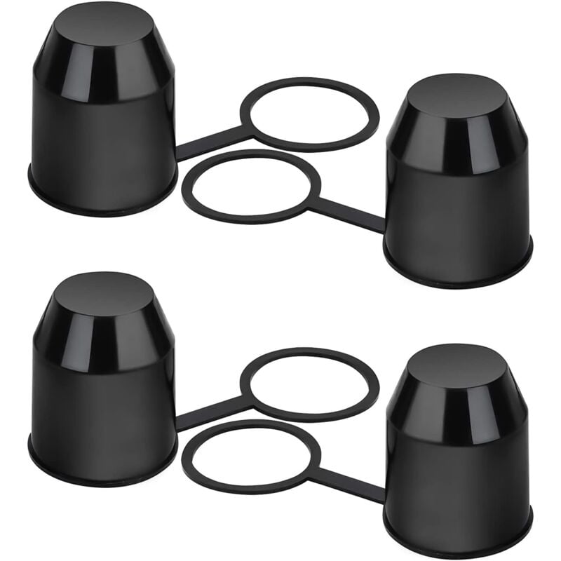 Ahlsen Stück Kugelabdeckung für Anhängerkupplung, 50 mm Kugelabdeckung, Anhängerkupplungskugel, Kugelschutzkappe für Anhängerkupplung, gegen Abrieb