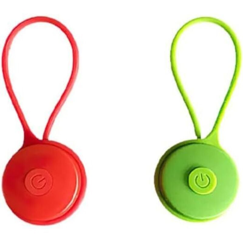 Stück LED-blinkende Schultasche, Sicherheitslichtreflektoren, mit 3 Beleuchtungsmodi, für Schultasche, Sicherheitslicht, zum Wandern, Laufen,