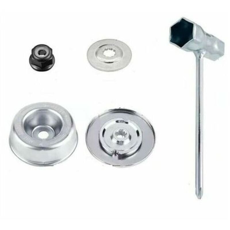 Ahlsen Stück/Set Trimmer-Teile und Zubehör für STIHL FS55 FS56 FS120 FS130 FS130R FS200 FS200R FS250, hochwertige Metallklinge für STIHL