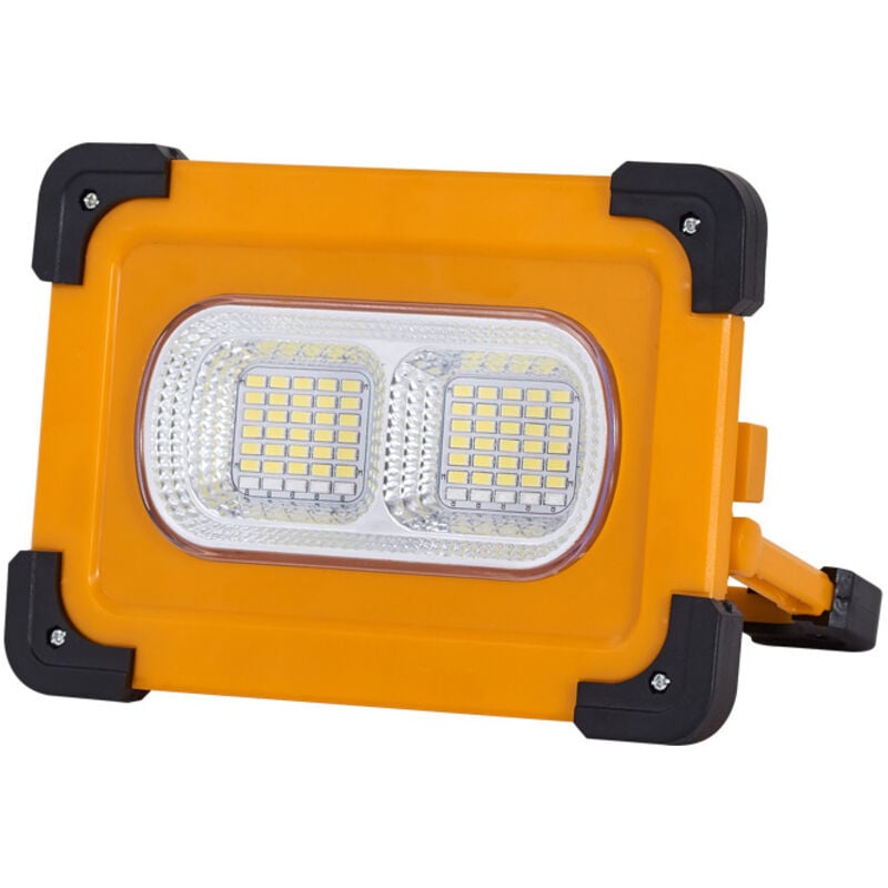Wiederaufladbarer LED-Baustellenfluter, 80 w, 5000 lm, tragbare Beleuchtung, leichte Notleuchten im Störungsfall, sehr helle Beleuchtung,