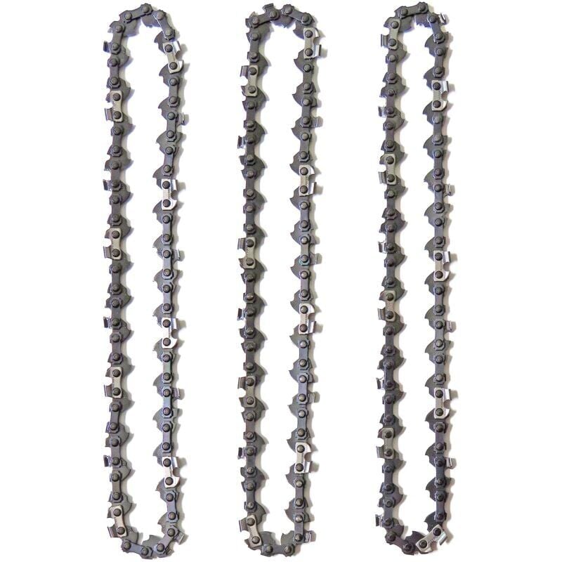 Ymyny 3er-Pack Hochentasterkette für 10 Zoll (25 cm) Schwert, 40 Treibglieder, geringer Rückschlag, kompatibel mit Black & Decker, Ryobi und anderen