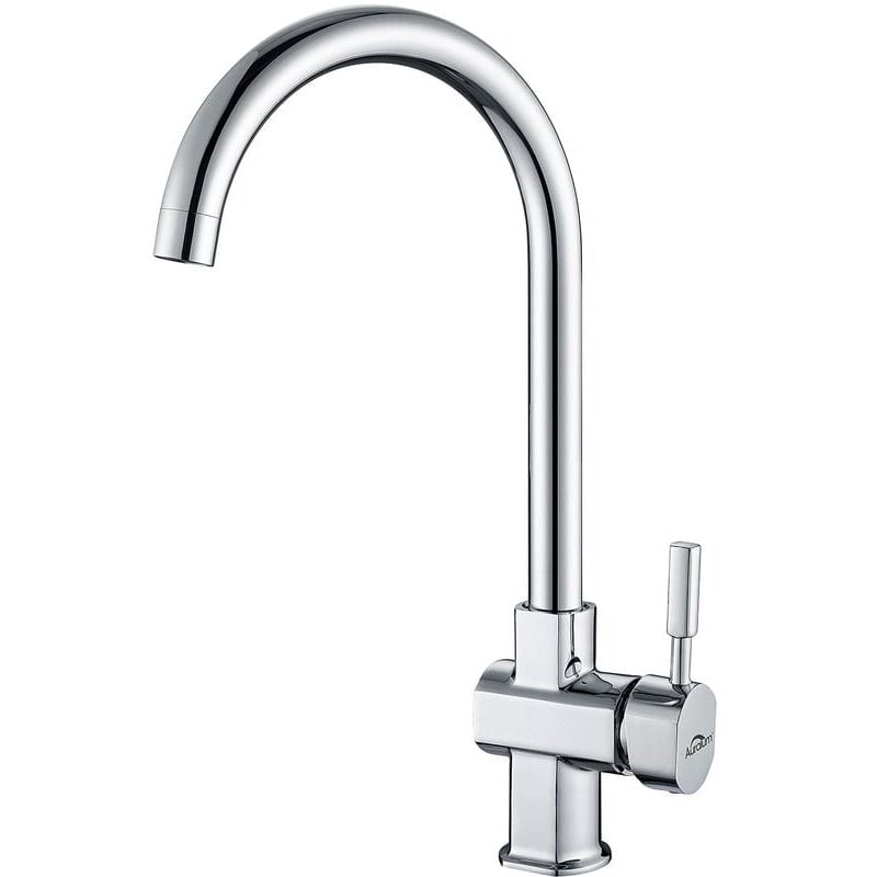 Aiperq - Küchenarmatur Spültischarmatur aus Edelstahl für Küche, Hochdruck wasserhahn küche mit 360° Schwenkbarer, Chrom