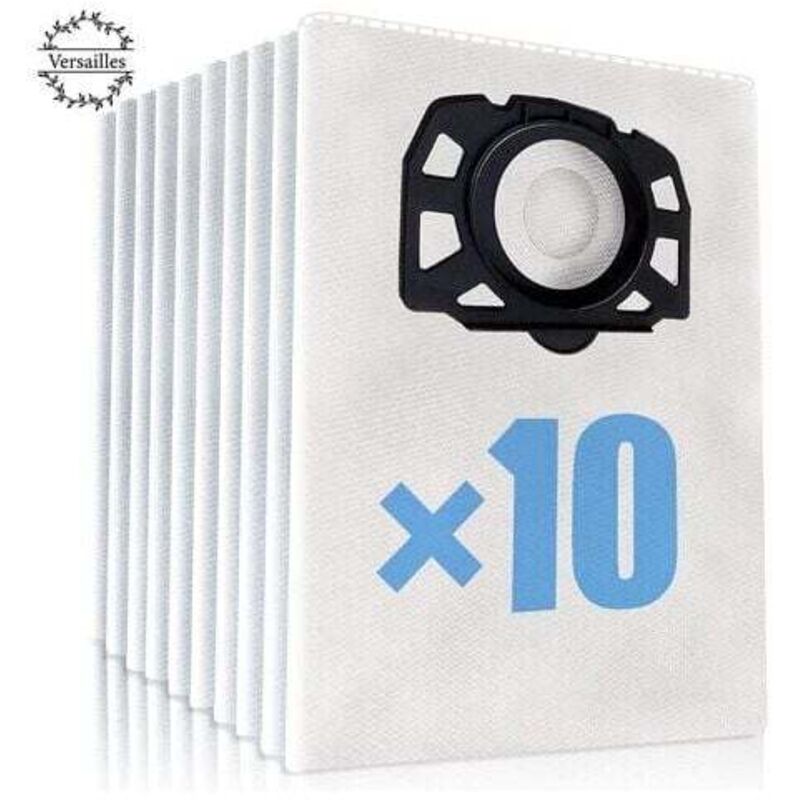 Staubsaugerbeutel 10 Stück Kärcher WD4 WD5 WD6 WD4 Premium WD5 Premium Staubsaugerbeutel Kärcher MV4, MV5 und MV6 Staubfilterbeutel für Kärcher