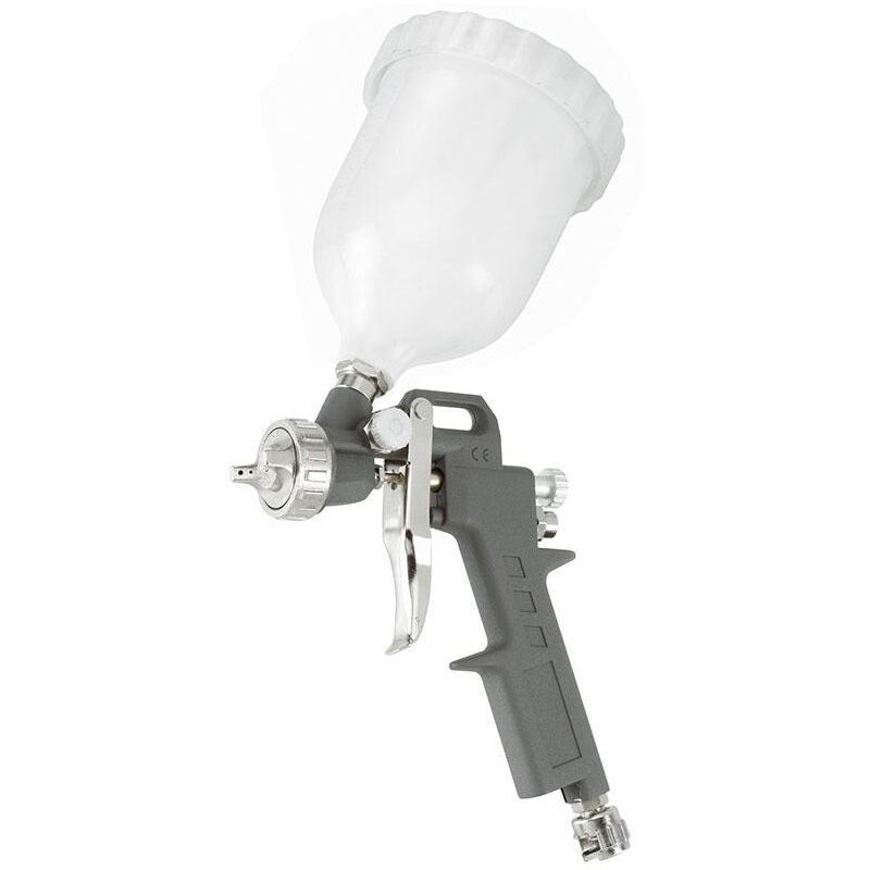 Airbrush-Lackierpistole mit 18-mm-Duse und Obertank Fervi a162a