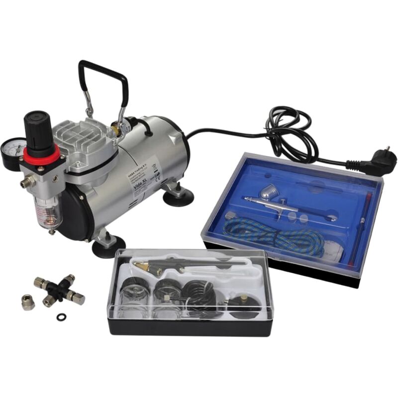 Airbrush Profi Komplett-Set mit 2 Pistolen CFW961309