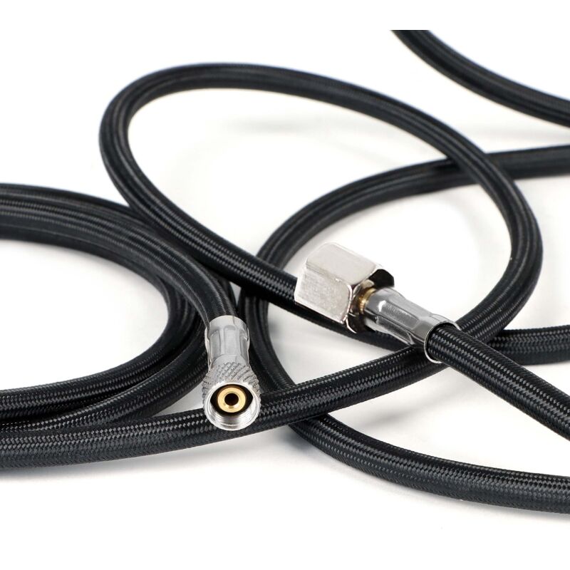 3 m Airbrush Textilschlauch 9,51 mm (1/8') & 12,91 mm (1/4') ig, Luftschlauch Druckluftschlauch für Airbrushen, Modellbau - Wiltec